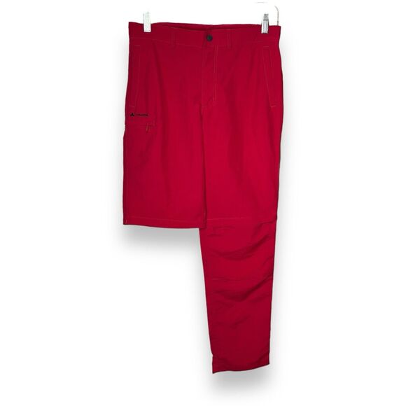 Vaude Girls Size 158/164 Detective Antimos Zip-Off Pants Pink Windproof 80 Eco - Picture 1 of 10
